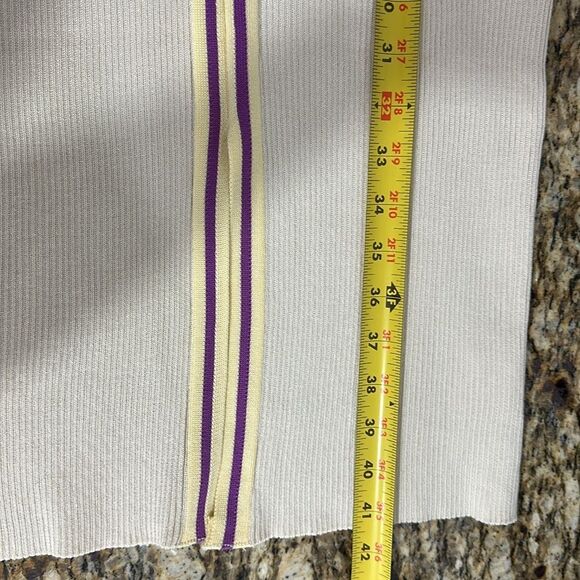 Sleeveless V-neck Midi Bodycon Dress In Light Beige Size M - Picture 9 of 9